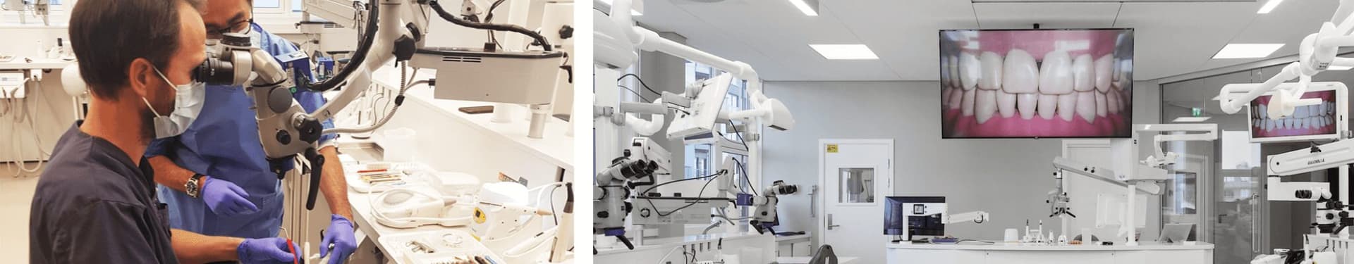Bannerbild eines modernen Dental-Labors der Dental Academy Oslo für die Case Study von EBS