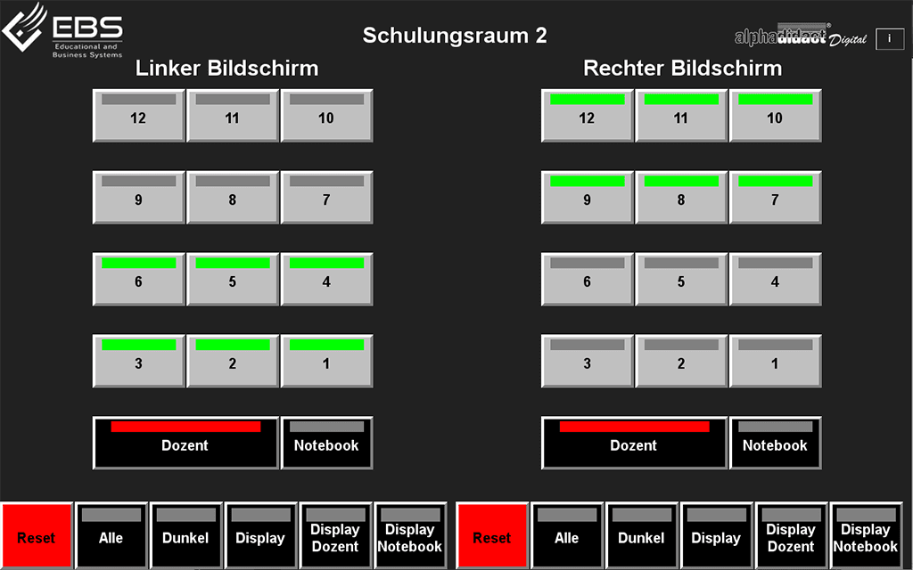 Justiz Hessen Alphadidact Touchscreen